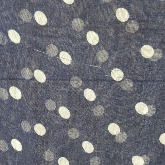 Fanta Eyes polka dot 44x70 Scarf Wrap Bathing suit Sarong - Picture 5 of 7